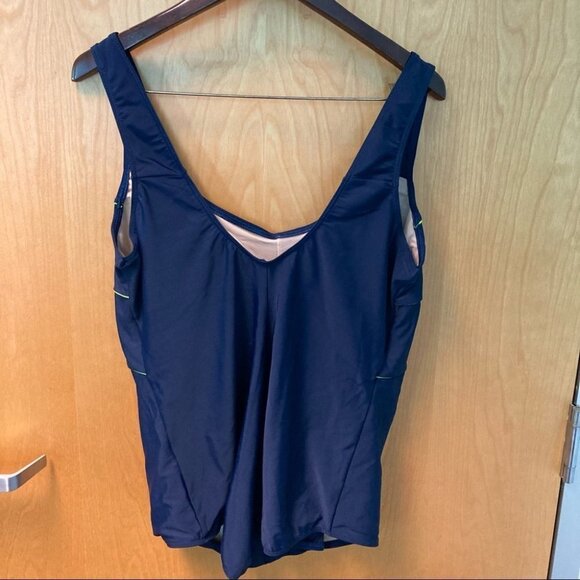 CHRISTINA Sz 24 One Piece  Bathing Suit Boy-shorts Cut - Picture 3 of 7